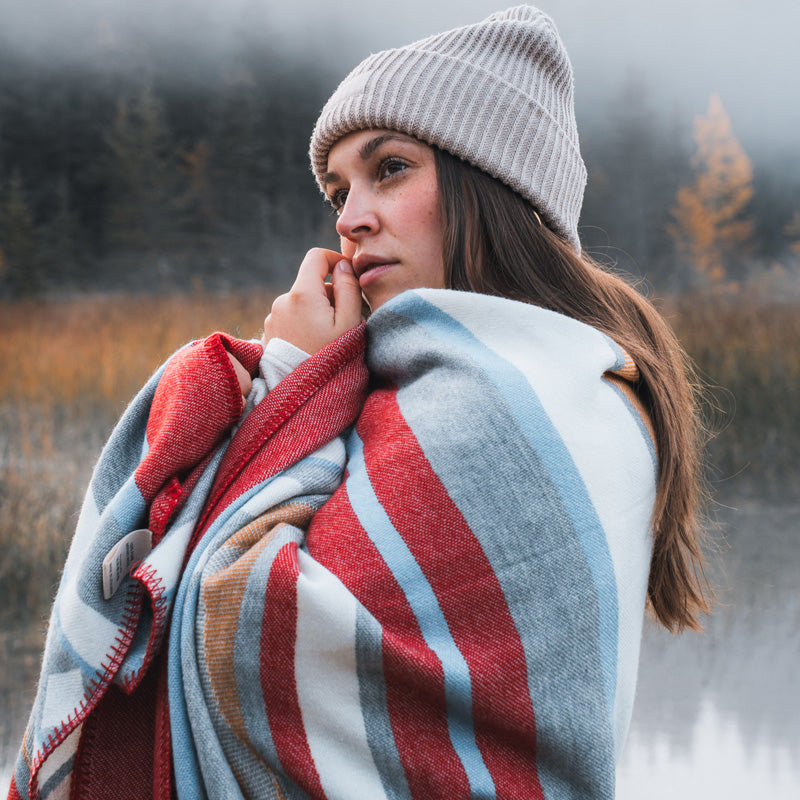Hippie-Decke, Indianer-Kuscheldecke, Bettdecke nachhaltig bunt, Bohemian-Überwurf, leichte Jahresdecke, kuschelige farbige Decke,