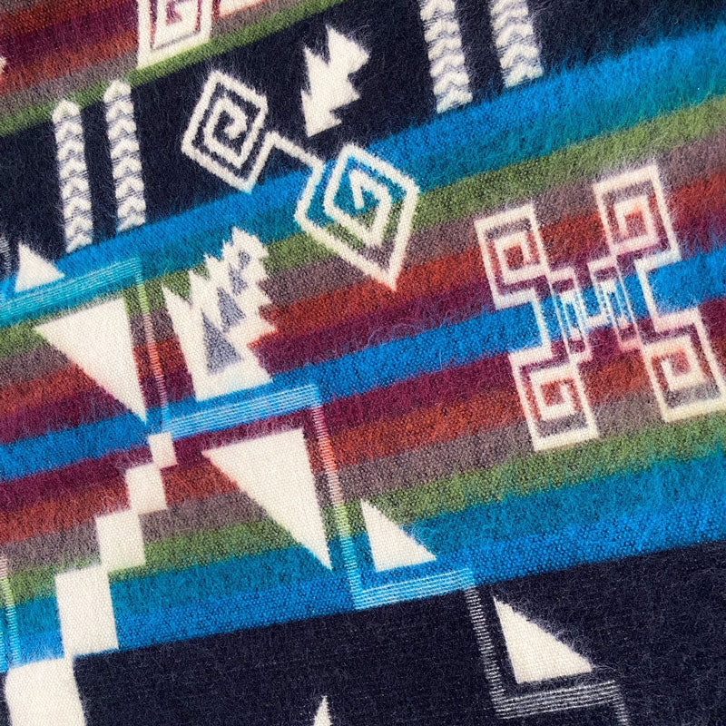 Decke mit Inka Muster