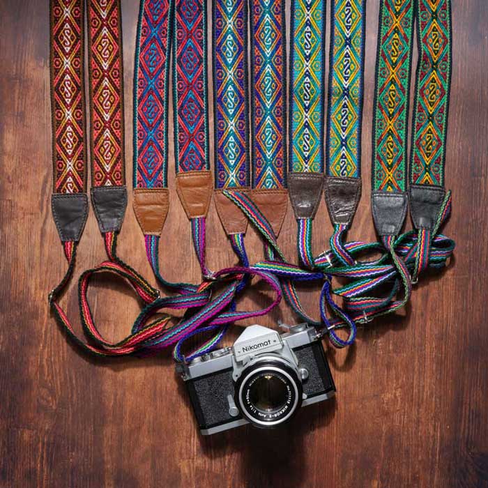 Kamerabänder Bohostyle aus Naturfaser- hergestellt in Ecuador