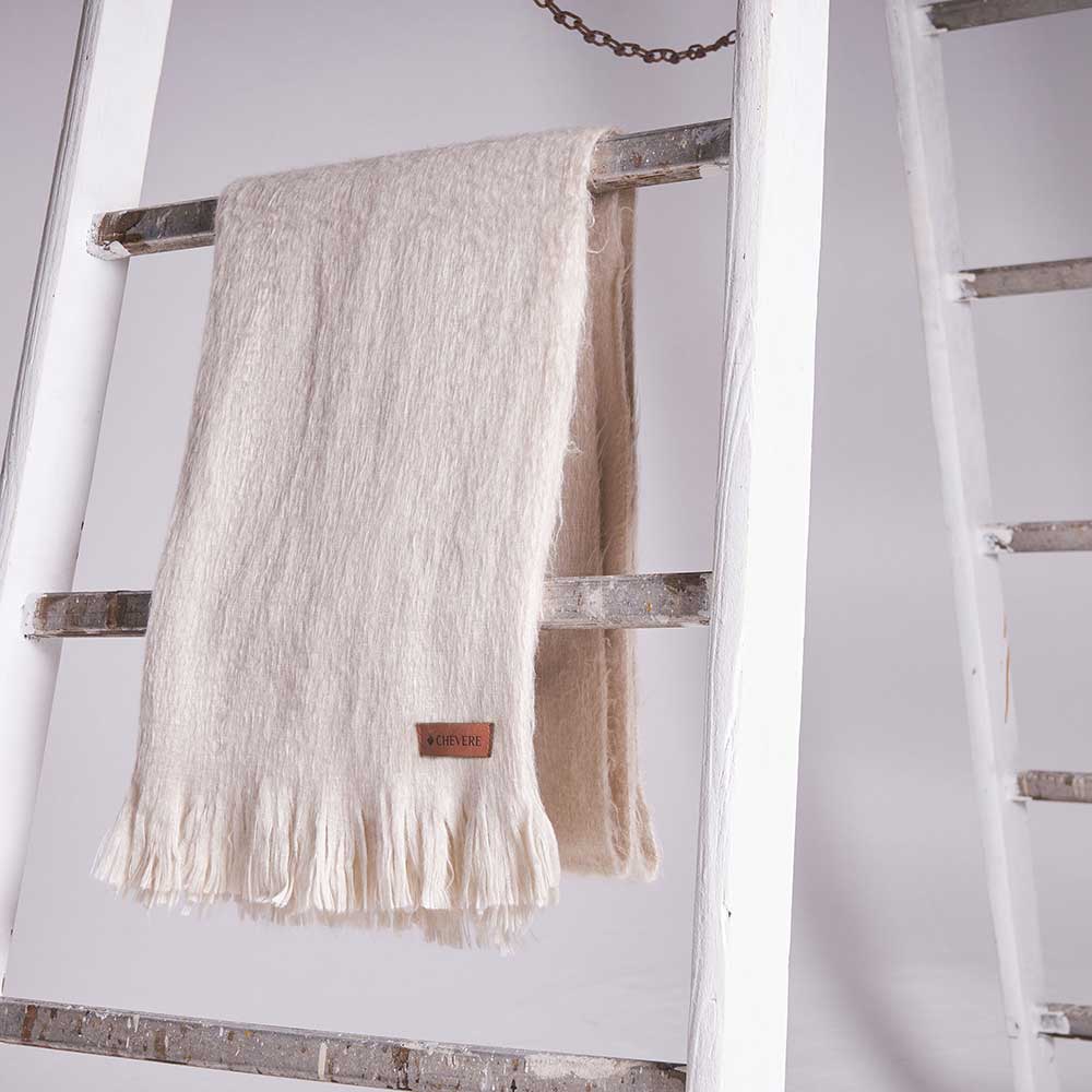 Damenschal Beige aus den Anden