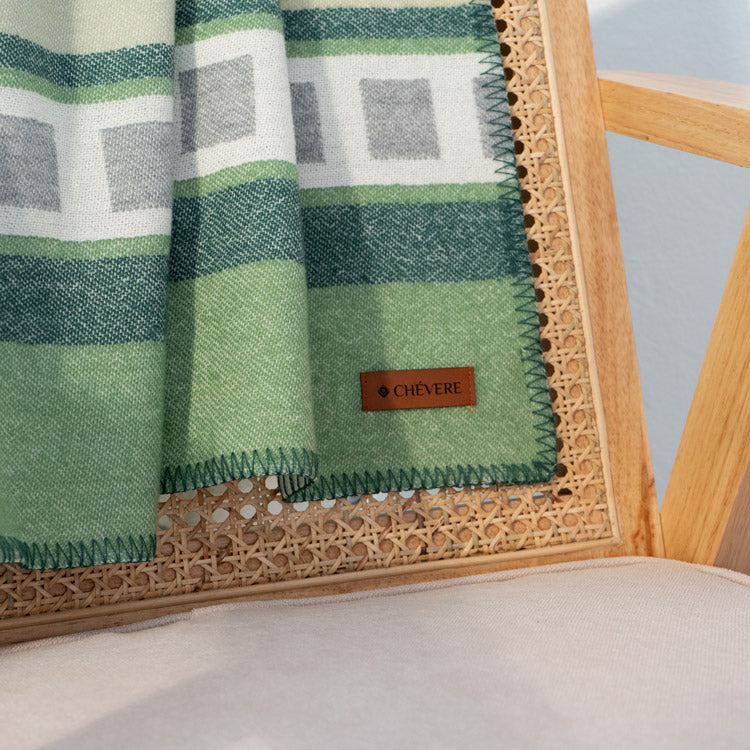 Merino-Kuscheldecke Sierra Andina Green