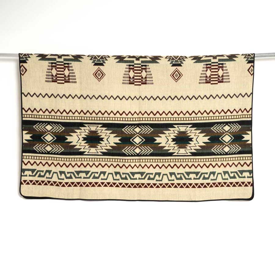 Geometrische Decke, Kuscheldecke Boho-Design, Tagesdecke Ethnostyle 