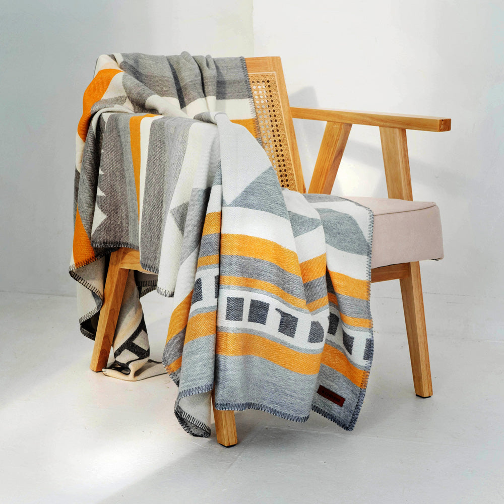Merino-Kuscheldecke Sierra Andina Grey