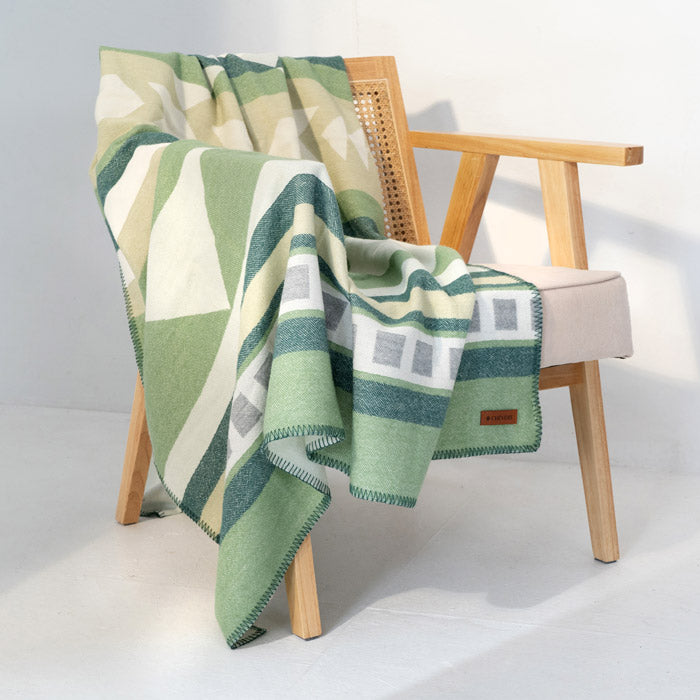 Merino-Kuscheldecke Sierra Andina Green